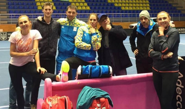 Сборная Украины готовится к матчу с командой Австралии в Харькове (ВИДЕО)