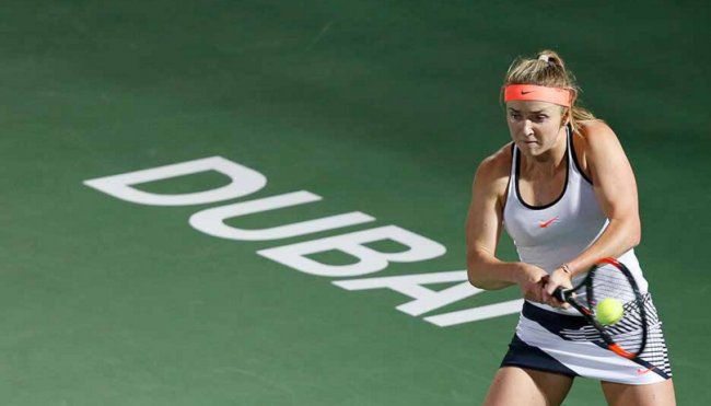 Дубай. Элина Свитолина - Лорен Дэвис. Четвертьфинал (ВИДЕО)