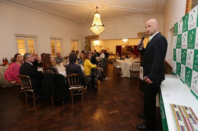 Сборная Украины на официальном ужине перед матчем с Португалией