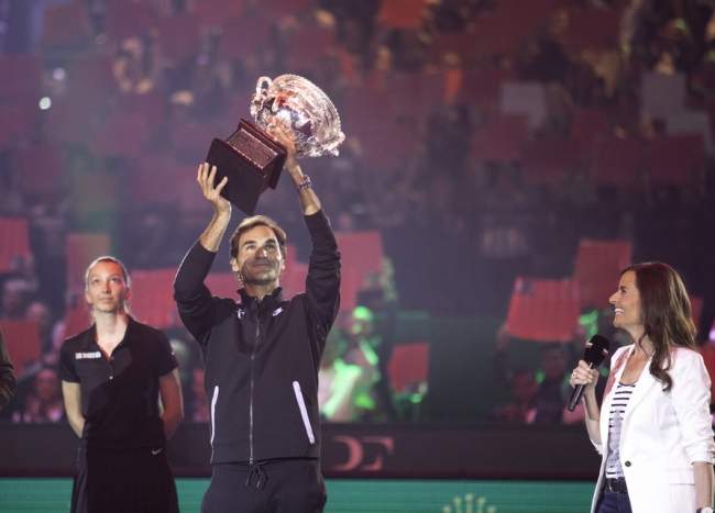 Федерер и Маррей заработали 1,4 миллиона франков в рамках выставочного матча
