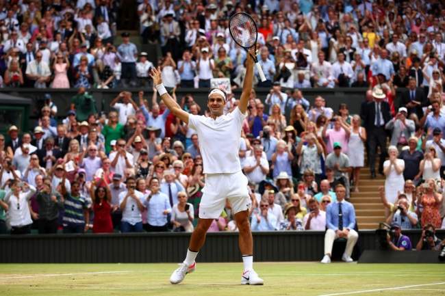 Уимблдон. Роджер Федерер выигрывает рекордный восьмой титул на турнире