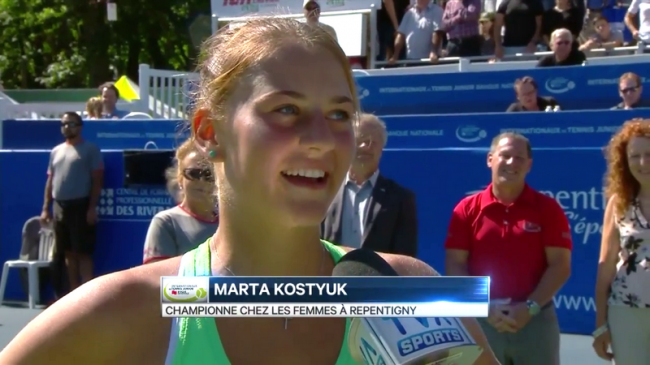 Марта Костюк: "Надеюсь, что скоро буду среди топ-игроков, но уже на взрослом уровне"
