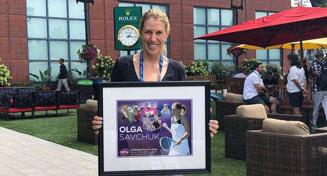 WTA поздравила Ольгу Савчук с завершением карьеры