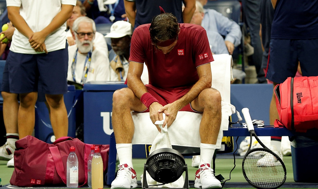 Роджер Федерер: "Мой организм не выдержал сегодня, мне не хватало воздуха"