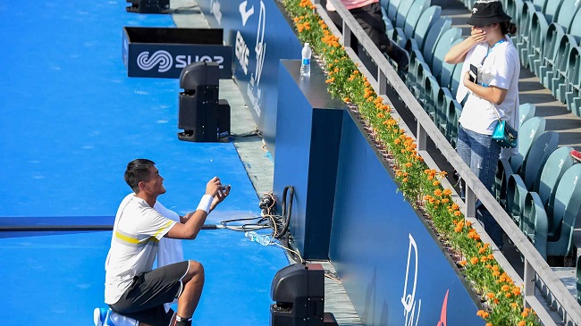 Теннисист сделал предложение своей девушке после самой значимой победы в карьере