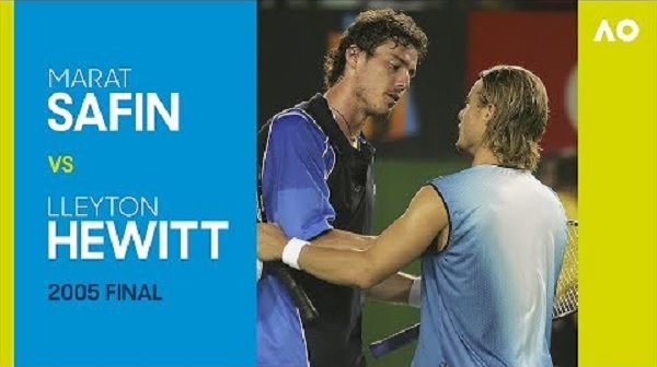 Классика тенниса: финал Сафина и Хьюитта в Австралии (ВИДЕО)