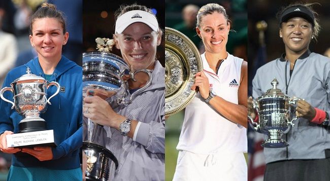 Чемпионки сезона на турнирах Большого Шлема удерживают места в топ-4 рейтинга WTA