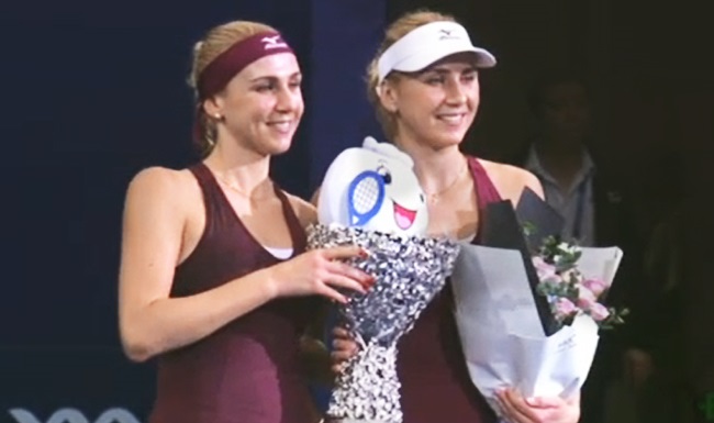 WTA Elite Trophy. Сестры Киченок выигрывают титул в парном разряде