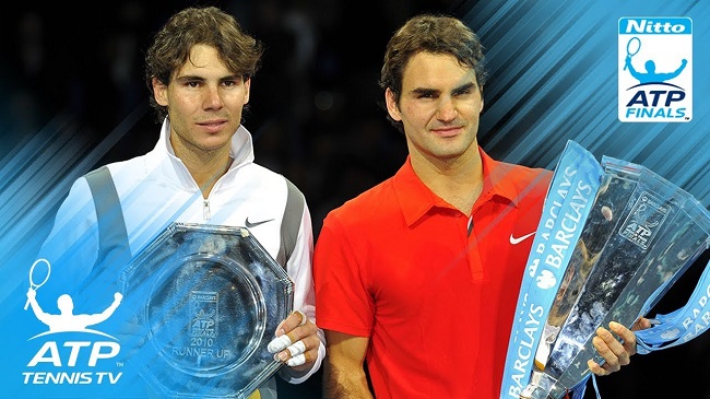Классика тенниса: Федерер и Надаль в финале Итогового турнира (ВИДЕО)