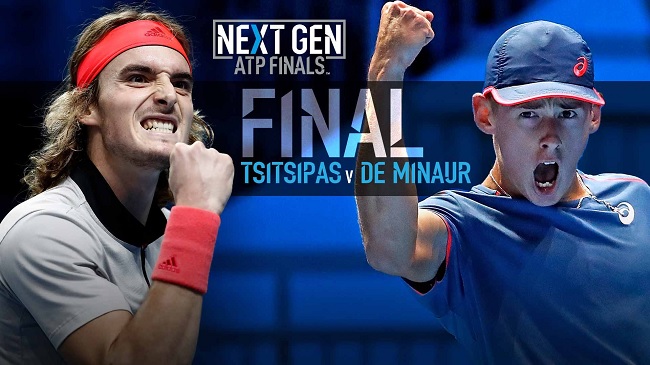 Next Gen ATP Finals. Циципас и де Минор будут бороться за титул