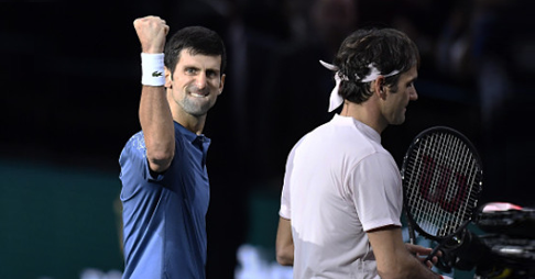 Полуфинал Джоковича и Федерера в Париже - лучший матч сезона по версии ATP