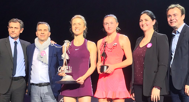 Свитолина во второй раз выиграла показательный турнир во Франции
