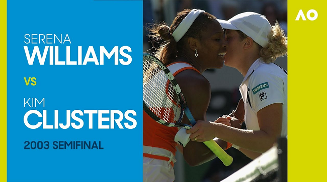 Классика тенниса: Уильямс против Клийстерс на Australian Open (ВИДЕО)