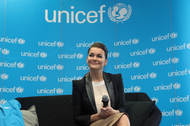 Радванська стала послом доброї волі UNICEF в Польщі