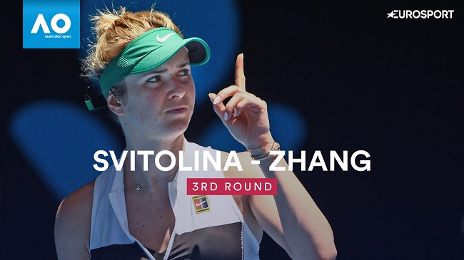 Обзор матча Элина Свитолина - Чжан Шуай в третьем круге Australian Open (ВИДЕО)