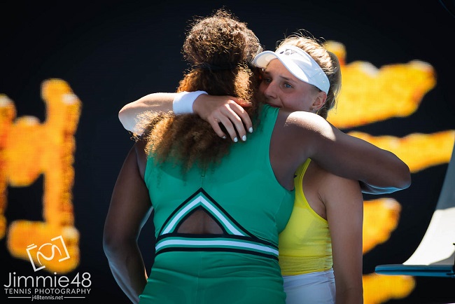 Обзор матча Даяна Ястремская - Серена Уильямс в третьем круге Australian Open (ВИДЕО)