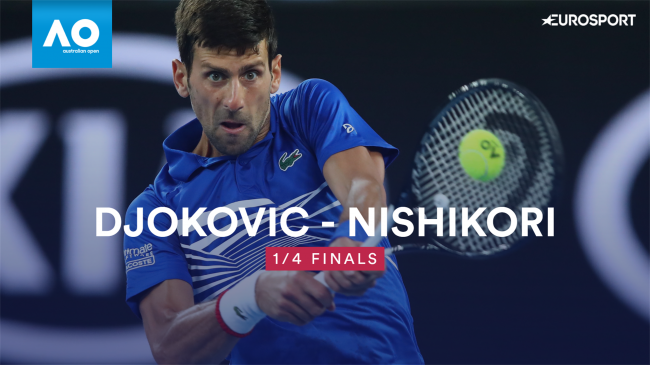 Обзор четвертьфинала Джокович - Нисикори на Australian Open (ВИДЕО)