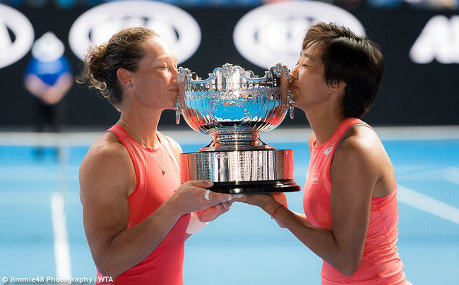 Australian Open. Стосур и Чжан выиграли дебютный совместный "Шлем"