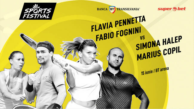 Халеп, Копил, Фоньини и Пеннетта проведут выставочные матчи в Румынии