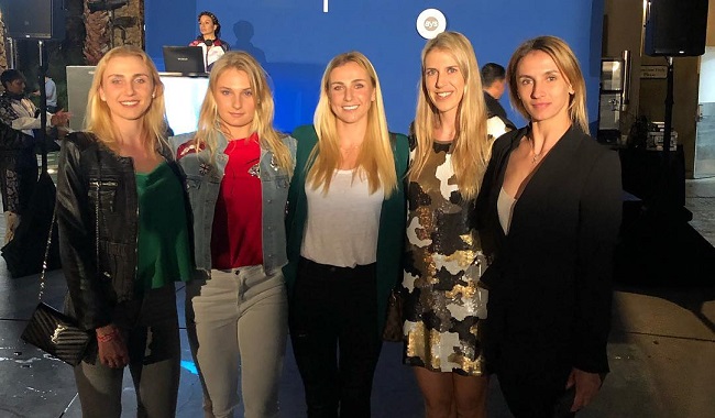 Украинские теннисистки побывали на вечеринке "Taste of Tennis" в Калифорнии