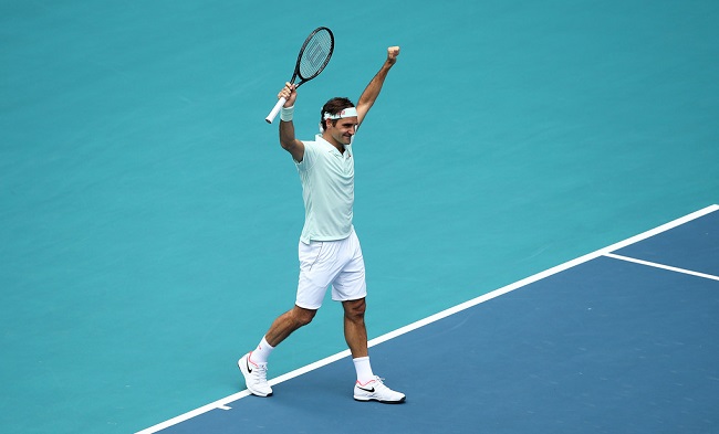 Федерер - первый теннисист в ATP и WTA, который выиграл два титула в этом сезоне