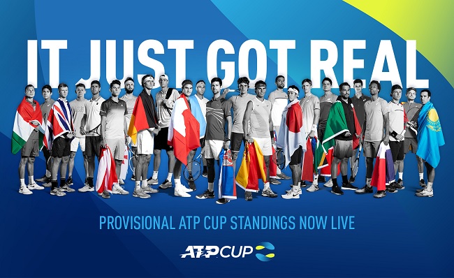 ATP представляет рейтинг наций в рамках отбора на командный чемпионат
