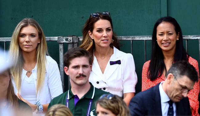Герцогиня Кэтрин стала гостьей на матче молодой британки на Уимблдоне
