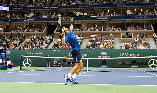 US Open. Джокович повторил рекорд Сампраса, Федерер провел 100-й матч на турнире