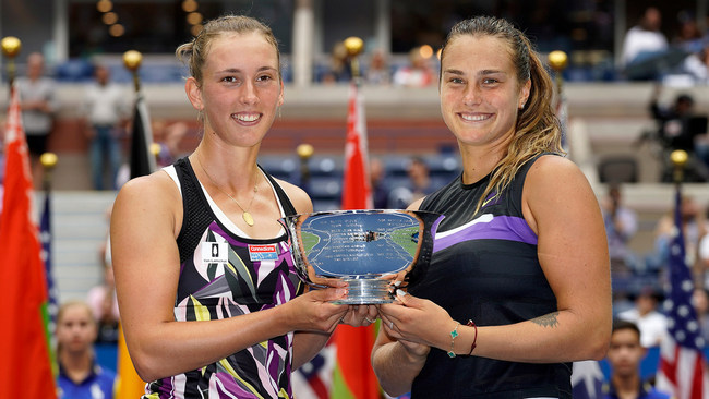 US Open. Мертенс и Соболенко выиграли дебютный парный "Шлем"