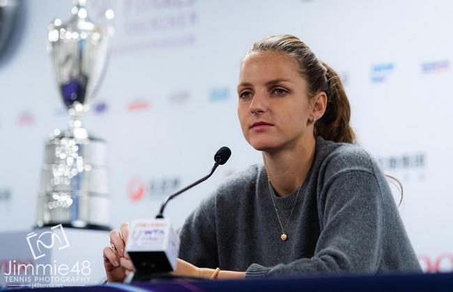 Каролина Плишкова: "У меня положительный баланс против Свитолиной, но это будет сложный матч"