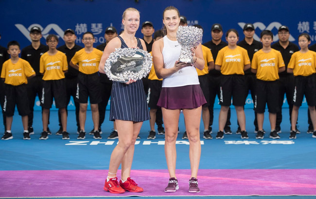 Обзор матча Соболенко - Бертенс в финале WTA Elite Trophy