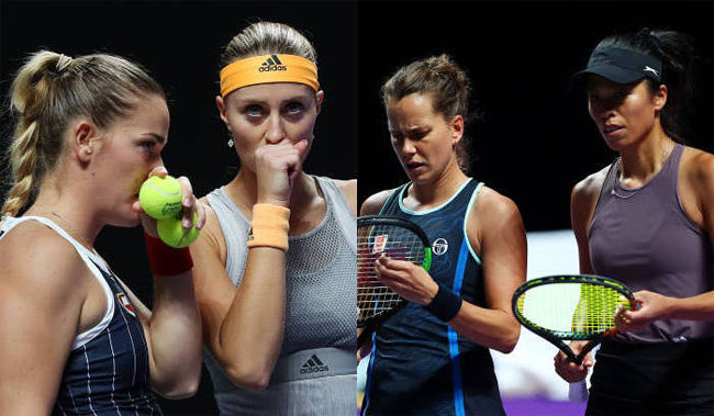 WTA Finals. Пары Бабош/Младенович и Се/Стрыцова сыграют в финале