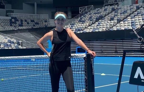 Элина Свитолина провела тренировку на "Melbourne Arena"