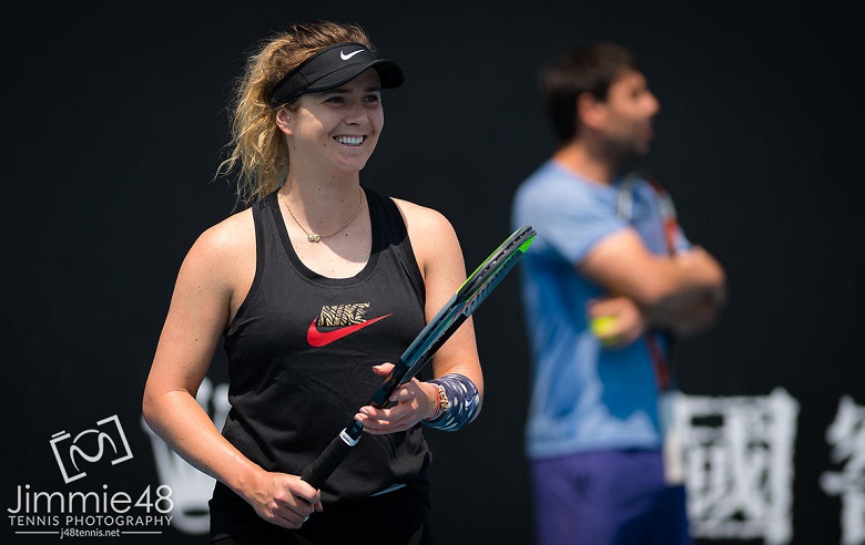 Свитолина продолжает тренировки на кортах Australian Open. Фоторепортаж - изображение 3
