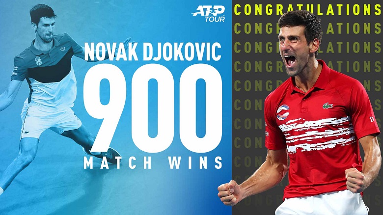 Australian Open. Джокович празднует 900-ю победу в карьере