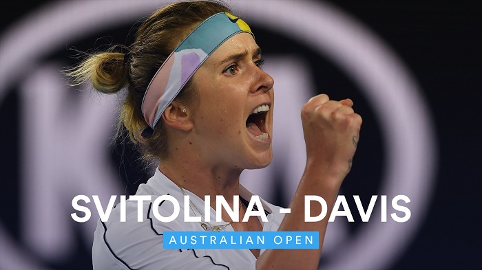 Обзор матча Элина Свитолина - Лорен Дэвис на Australian Open (ВИДЕО)