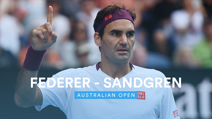 Обзор матча Роджер Федерер - Теннис Сандгрен на Australian Open (ВИДЕО)
