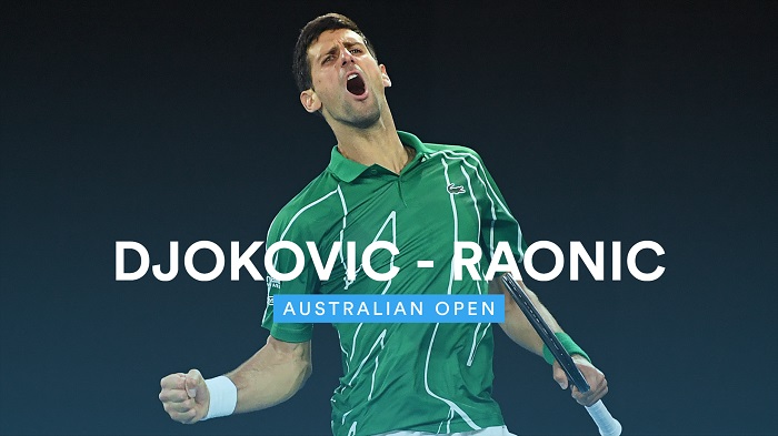 Обзор матча Новак Джокович - Милош Раонич на Australian Open (ВИДЕО)