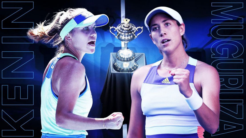 Борьба за первый "Шлем" сезона: София Кенин против Гарбинье Мугурусы в финале Australian Open