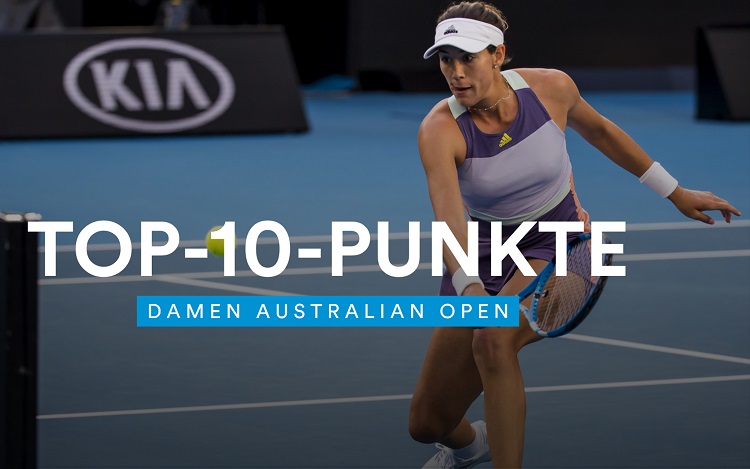 Десятка лучших ударов теннисисток на Открытом чемпионате Австралии (ВИДЕО)