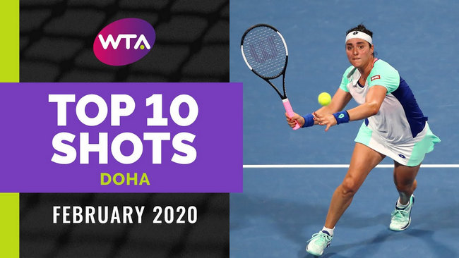 Топ-10 ударов на турнире WTA в Дохе (ВИДЕО)