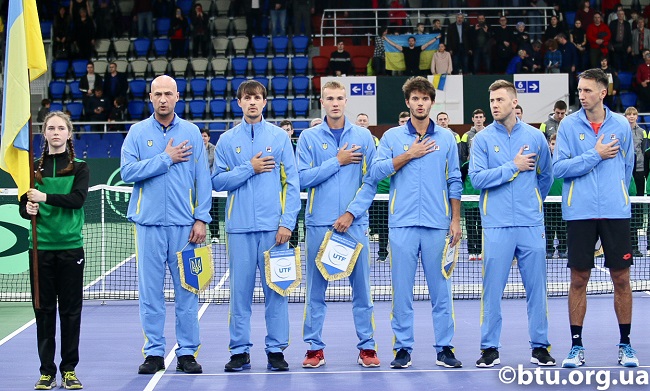 Сборная Украины сыграет со сборной Израиля в Кубке Дэвиса в марте