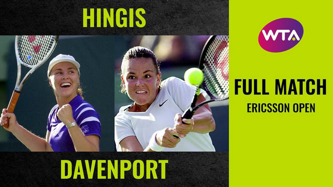Ретроспектива WTA: Мартина Хингис - Линдсей Дэвенпорт в финале турнира в Майами (ВИДЕО)