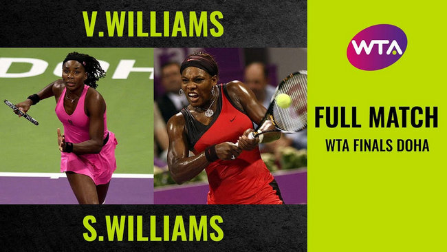 Ретроспектива WTA: Винус Уильямс - Серена Уильямс в финале Итогового турнира (ВИДЕО)