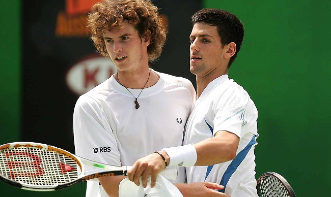 Новак Джокович - Энди Маррей: самый первый матч теннисистов в ATP (ВИДЕО)