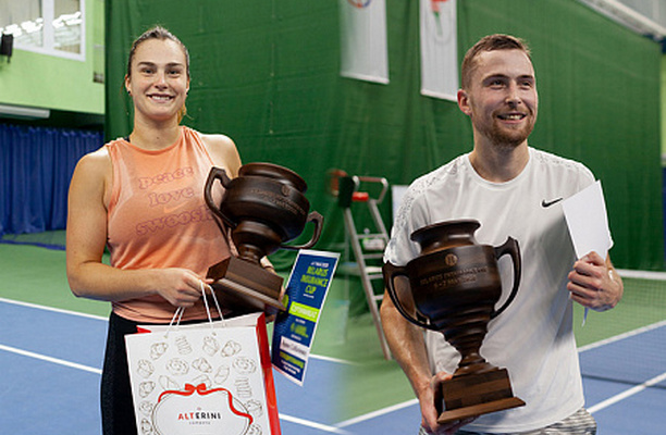 Соболенко и Лютаревич победили на турнире Belarus Insurance Cup