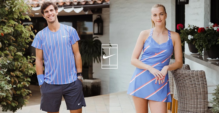 Квитова и Хачанов в рекламной кампании новой формы от "Nike"