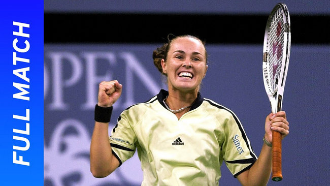 Классика US Open: Мартина Хингис - Моника Селеш в четвертьфинале (ВИДЕО)