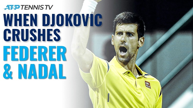 Четыре матча, в которых Джокович не оставил шансов Надалю и Федереру (ВИДЕО)