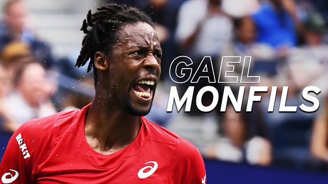 Лучшие моменты и яркие удары Гаэля Монфиса на US Open (ВИДЕО)